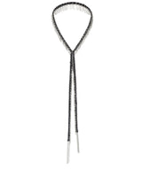 1L001 LARIAT NECKLACE | BLACK