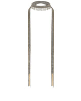 1L005 MULTI TWIST LARIAT NECKLACE | ANTIQUE SILVER