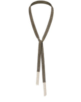 1L010 LARIAT NECKLACE | KAKI ANTIQUE GOLD