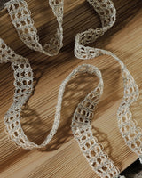 1M006 LARIAT NECKLACE | WHITE BRONZE