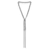 1C003 MULTI TWIST LARIAT NECKLACE | WHITE BRONZE - Marie Laure Chamorel