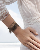 1D004 DOUBLE WRAP BRACELET | CHAMPAGNE - Marie Laure Chamorel