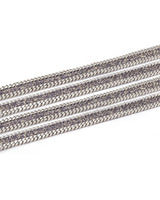 1D006 DOUBLE WRAP BRACELET | WHITE BRONZE - Marie Laure Chamorel