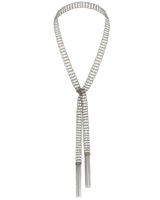 1M006 LARIAT NECKLACE | WHITE BRONZE - Marie Laure Chamorel