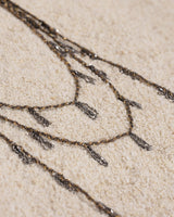 N° 944 MULTI TWIST LARIAT NECKLACE | RUTHENIUM LUREX GOLD