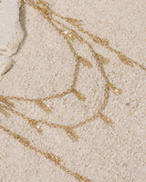 N° 944 MULTI TWIST LARIAT NECKLACE | GOLD BEIGE