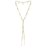 N° 650 LARIAT NECKLACE | GOLD GREY