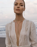 N° 960 MULTI TWIST LARIAT NECKLACE | GOLD