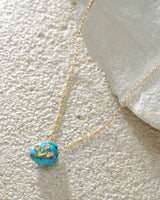 N° 982 NECKLACE | GOLD BLUE