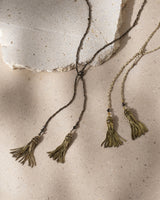 N° 359 LARIAT NECKLACE | GOLD GREY - Marie Laure Chamorel