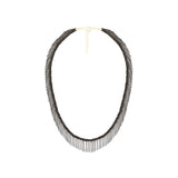 N° 550 NECKLACE | RUTHENIUM LUREX GOLD - Marie Laure Chamorel
