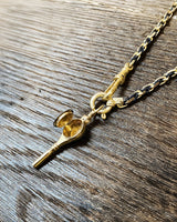 N° 969 NECKLACE | GOLD BLACK - Marie Laure Chamorel
