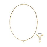 N° 989 NECKLACE | GOLD BROWN - Marie Laure Chamorel