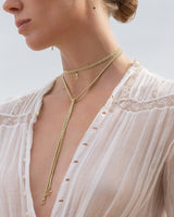 N° 826 LARIAT NECKLACE | GOLD