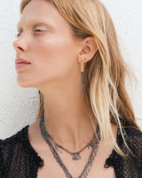 N° 464 EARRING | BICOLORE GOLD