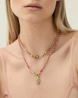 N° 951 NECKLACE | GOLD RED