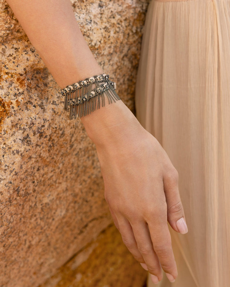 1L004 DOUBLE WRAP BRACELET | NUDE