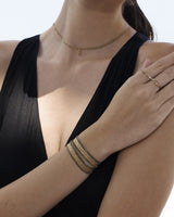 1D006 DOUBLE WRAP BRACELET | GOLD