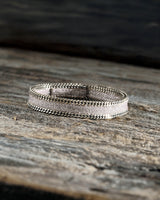 1D006 DOUBLE WRAP BRACELET | WHITE BRONZE