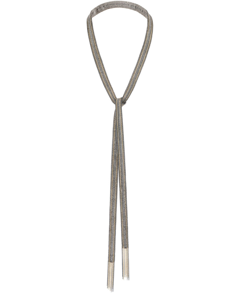 1L006 LONG NECKLACE | ANTIQUE SILVER