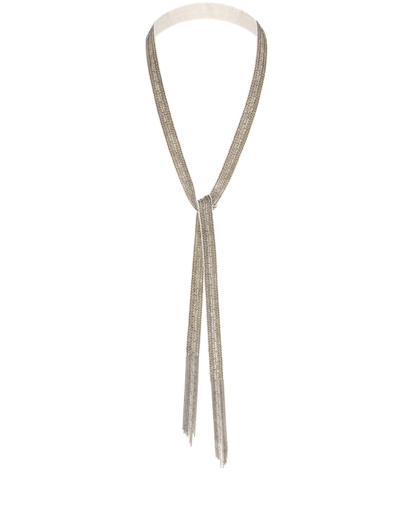 1L010 LONG NECKLACE | OFF WHITE