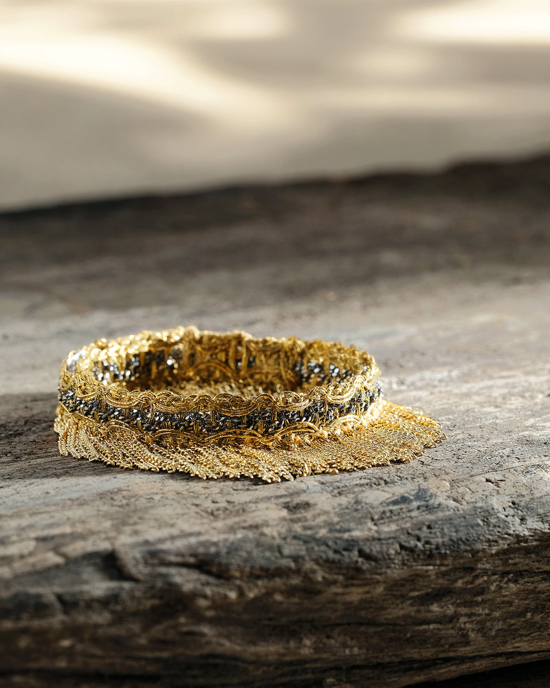 1M003 DOUBLE WRAP BRACELET | GOLD GOLD