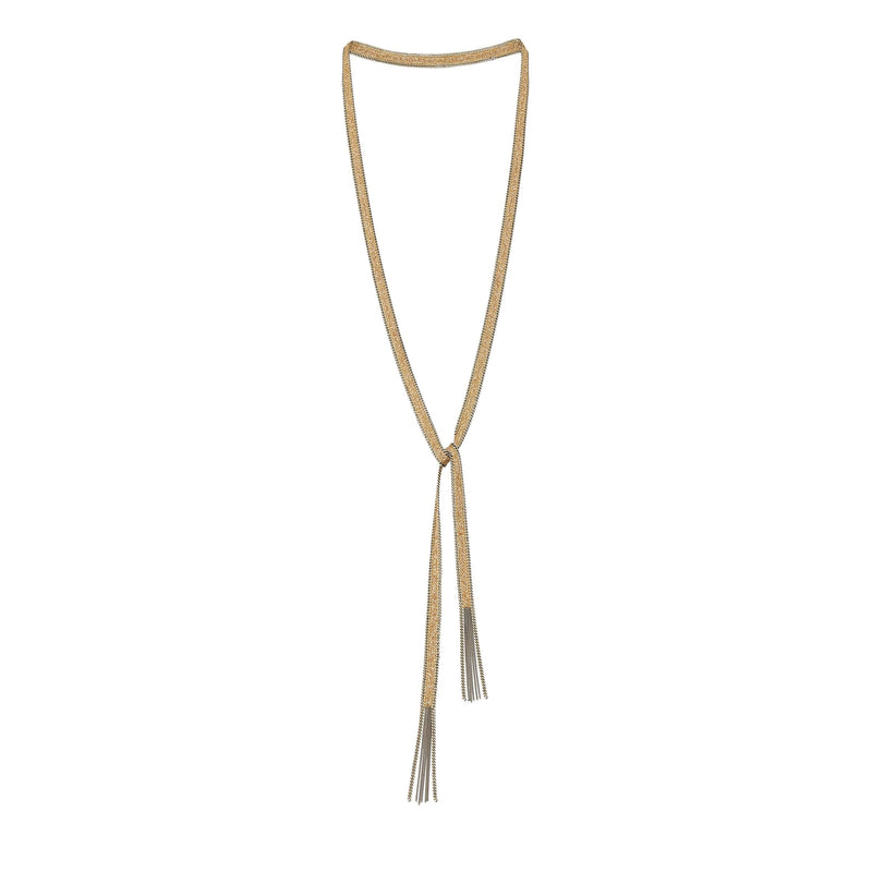 1D005 LARIAT NECKLACE | GOLD - Marie Laure Chamorel