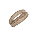 1D006 DOUBLE WRAP BRACELET | CHAMPAGNE - Marie Laure Chamorel