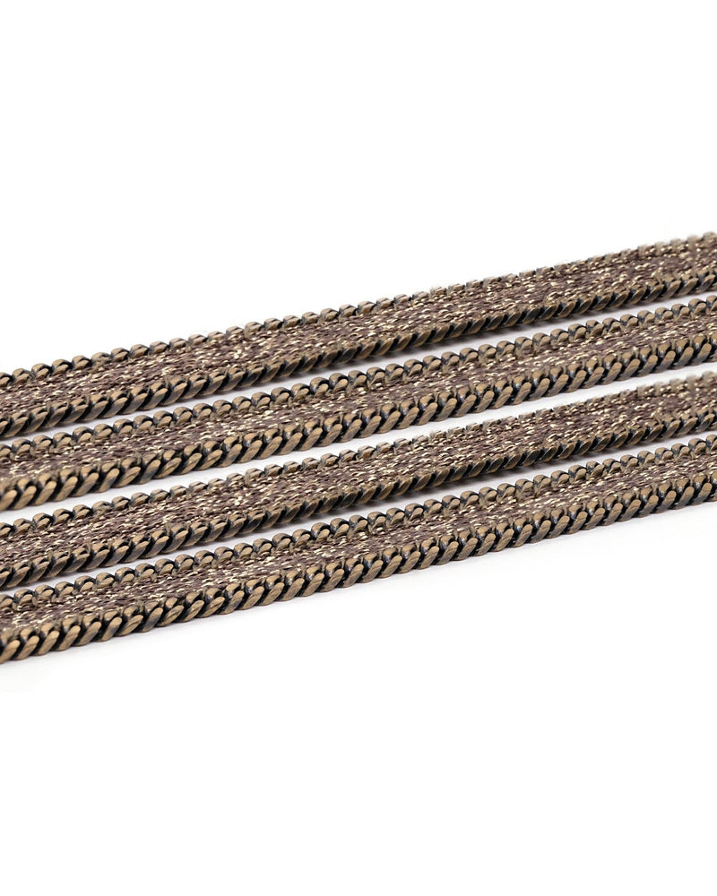 1D006 DOUBLE WRAP BRACELET | KHAKI - Marie Laure Chamorel