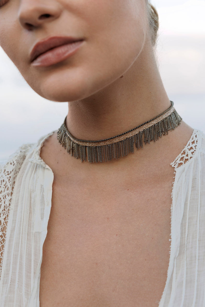 1D007 DOUBLE WRAP BRACELET | CHAMPAGNE - Marie Laure Chamorel