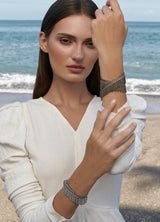 1D007 DOUBLE WRAP BRACELET | KHAKI - Marie Laure Chamorel