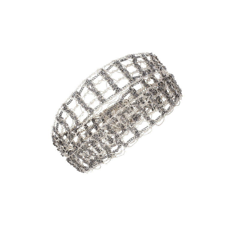 1M007 DOUBLE WRAP BRACELET | RUTHENIUM - Marie Laure Chamorel