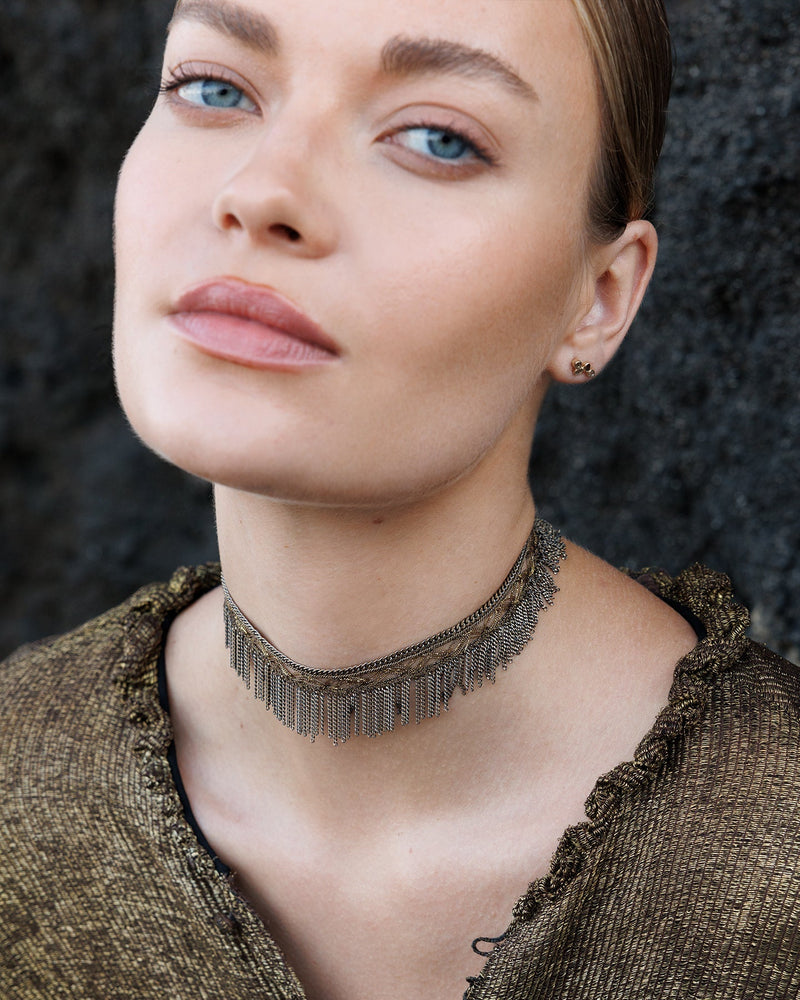 1M010 DOUBLE WRAP BRACELET | ANTIQUE GOLD - Marie Laure Chamorel