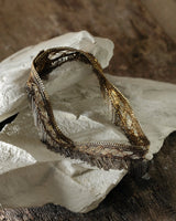 1M010 DOUBLE WRAP BRACELET | ANTIQUE GOLD - Marie Laure Chamorel