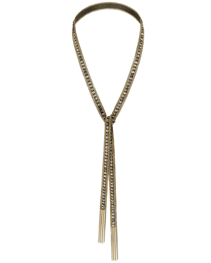 1M012 LONG NECKLACE | KAKI - Marie Laure Chamorel