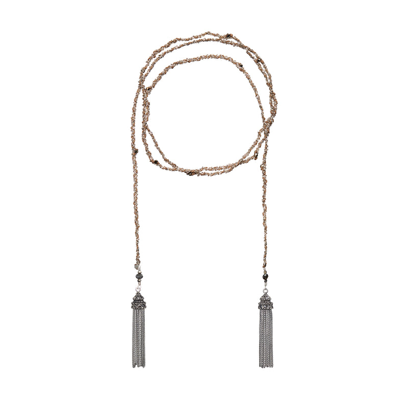 N° 359 NECKLACE | SILVER BEIGE