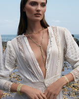 N° 650 LARIAT NECKLACE | GOLD GREY