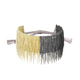 N° 859 BRACELET | BICOLORE GOLD RUTHENIUM