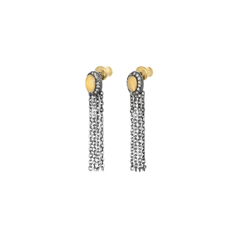 N° 936 EARRING | RUTHENIUM
