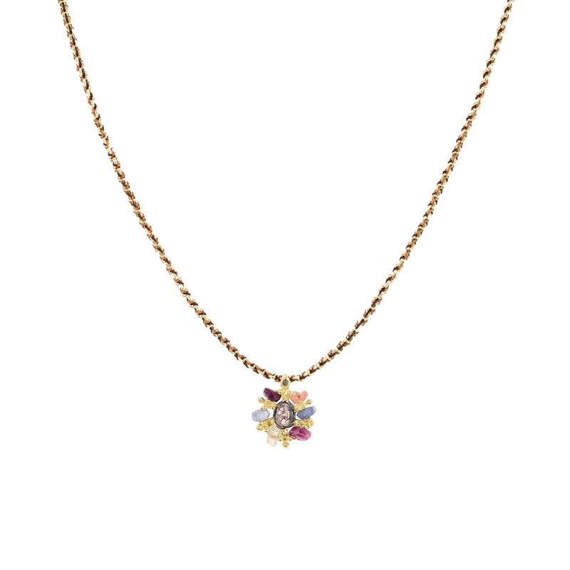 N° 976 NECKLACE | GOLD BROWN CARAMEL