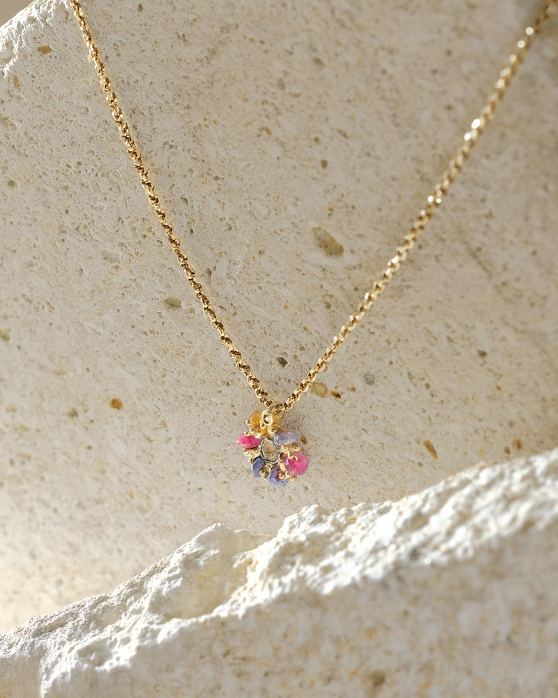 N° 976 NECKLACE | GOLD BROWN CARAMEL