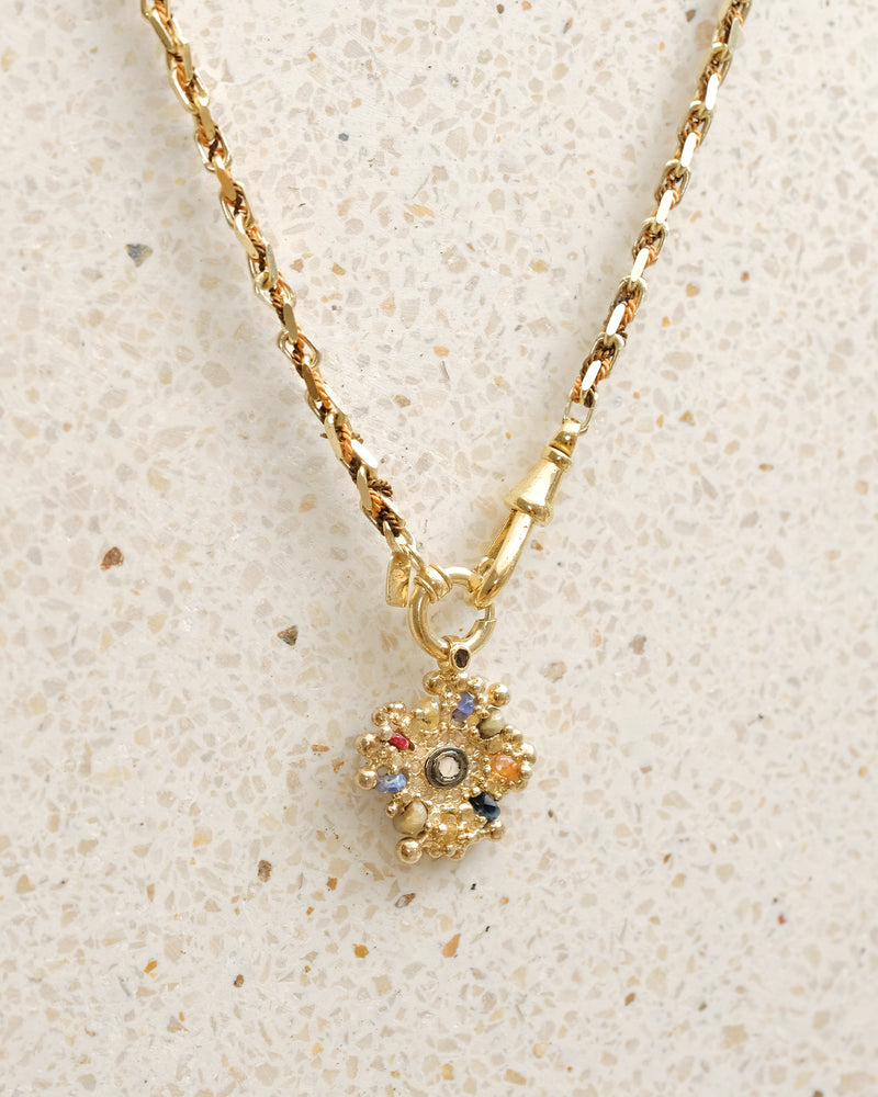 N° 977 NECKLACE | GOLD BROWN CARAMEL