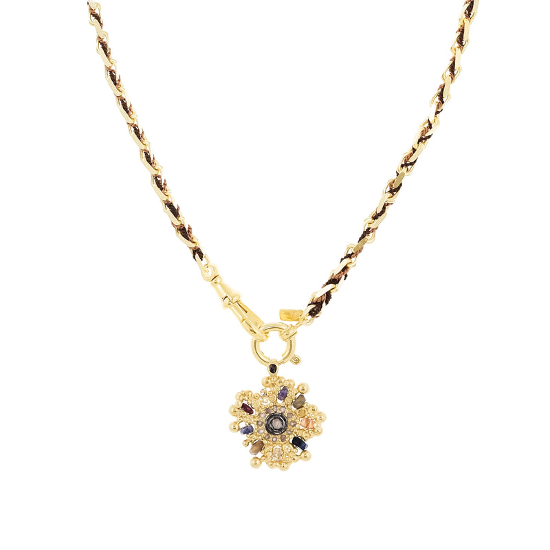 N° 977 NECKLACE | GOLD BROWN CARAMEL