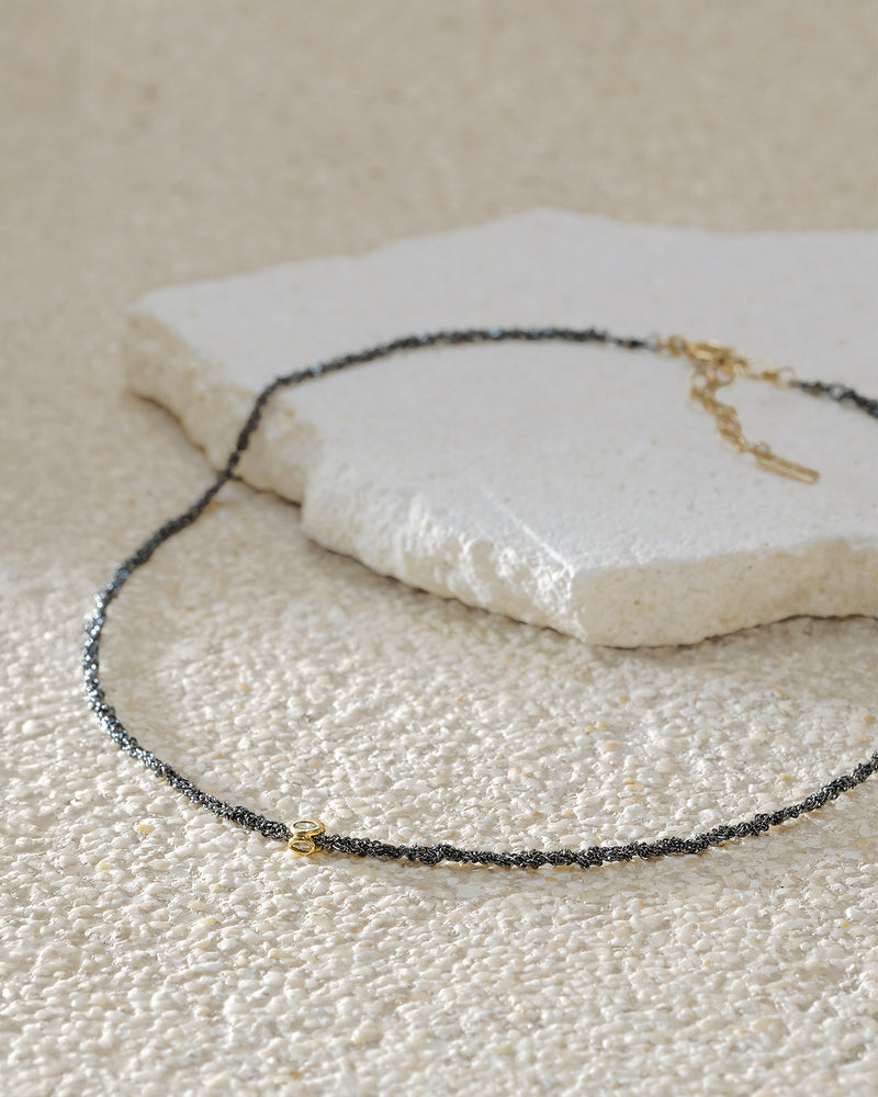 N° 985 NECKLACE | RUTHENIUM