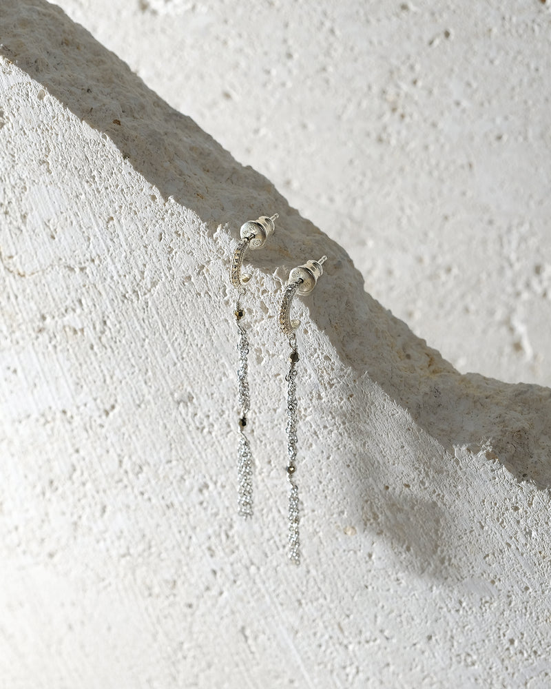 N° 988 EARRING | RHODIUM