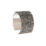 QC038 BIS CUFF BRACELET | METALLIC LIGHT GOLD