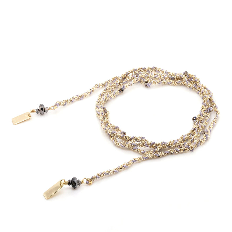 N° 182 NECKLACE | GOLD LILA - Marie Laure Chamorel