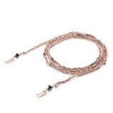 N° 182 NECKLACE | PINK GOLD AQUA - Marie Laure Chamorel