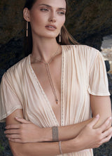 N° 182 NECKLACE | PINK GOLD GREY - Marie Laure Chamorel