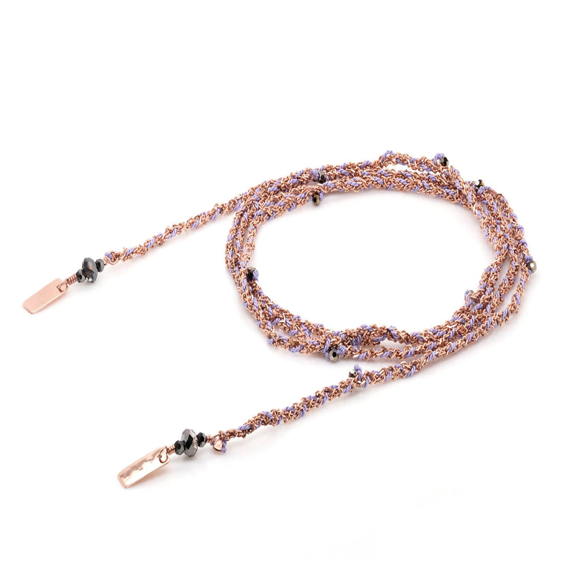 N° 182 NECKLACE | PINK GOLD LILA - Marie Laure Chamorel
